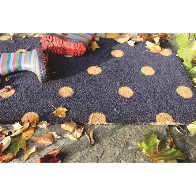 Hug Rug Polka Dot Coir Door Mat