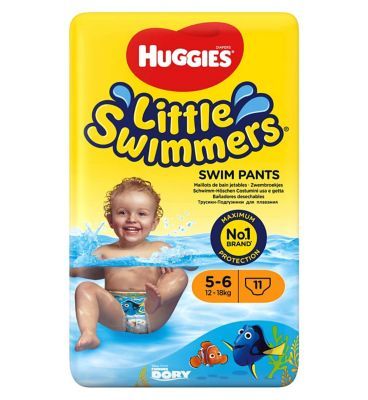 Huggies Little Swimmers, Size 5-6, 11 Pants, 12-18kg