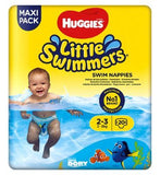 Huggies Little Swimmers Swim Nappies Size 2-3 3kg-8kg, 7lb-18lb 20 Pants