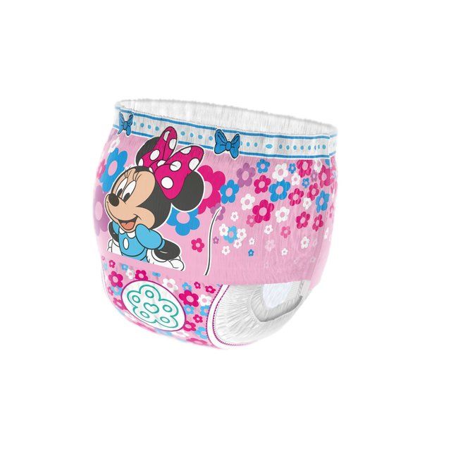 Huggies Pull-Ups Explorers Girls Nappy Pants Size 4-5+ (1.5-3 Yrs)   24 per pack