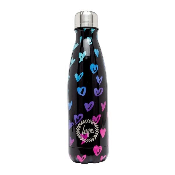 Hype Scribble Heart Crest Water Bottle