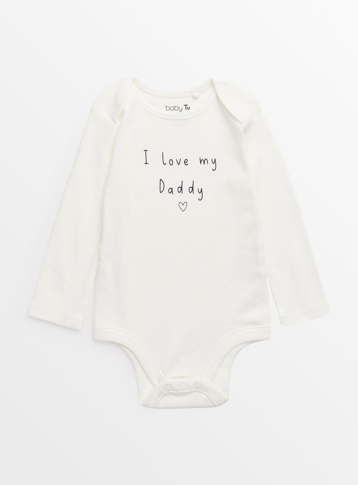 I Love My Daddy Slogan Bodysuit 3-6 måneder