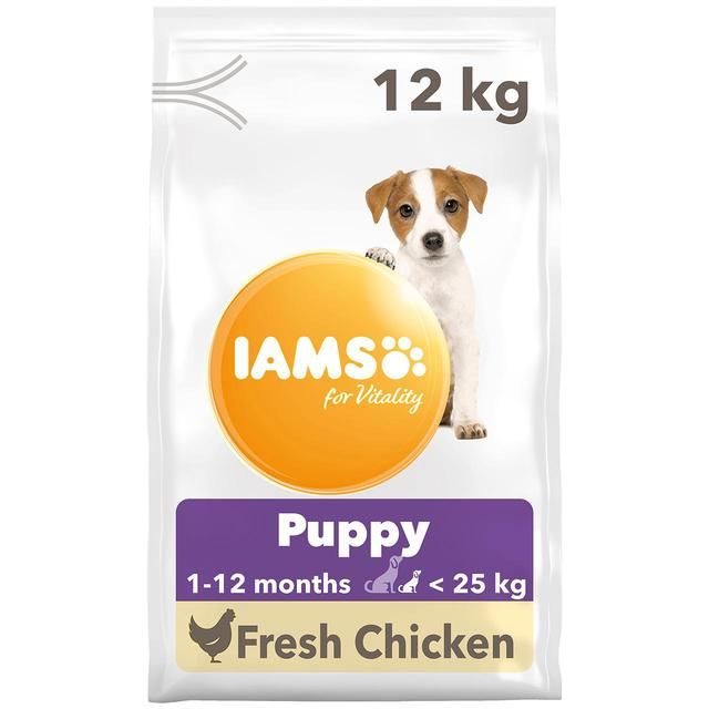 IAMS for Vitality Small/Medium Breed Dry Puppy Food with Fresh chicken   12kg