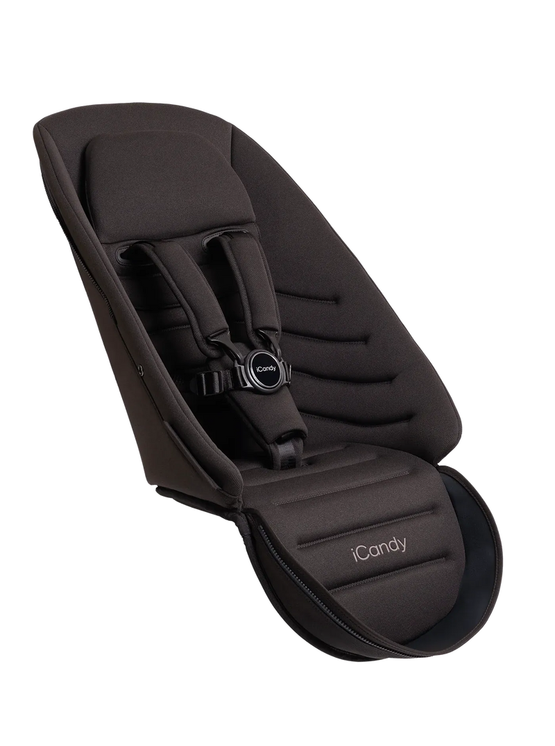 iCandy Peach 8 second seat fabric Editions Pecan (British brand)