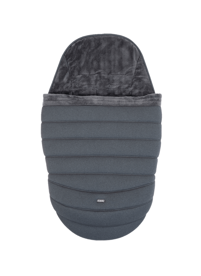iCandy Peach 7 Duo Pod dark grey footmuff, imported from the UK