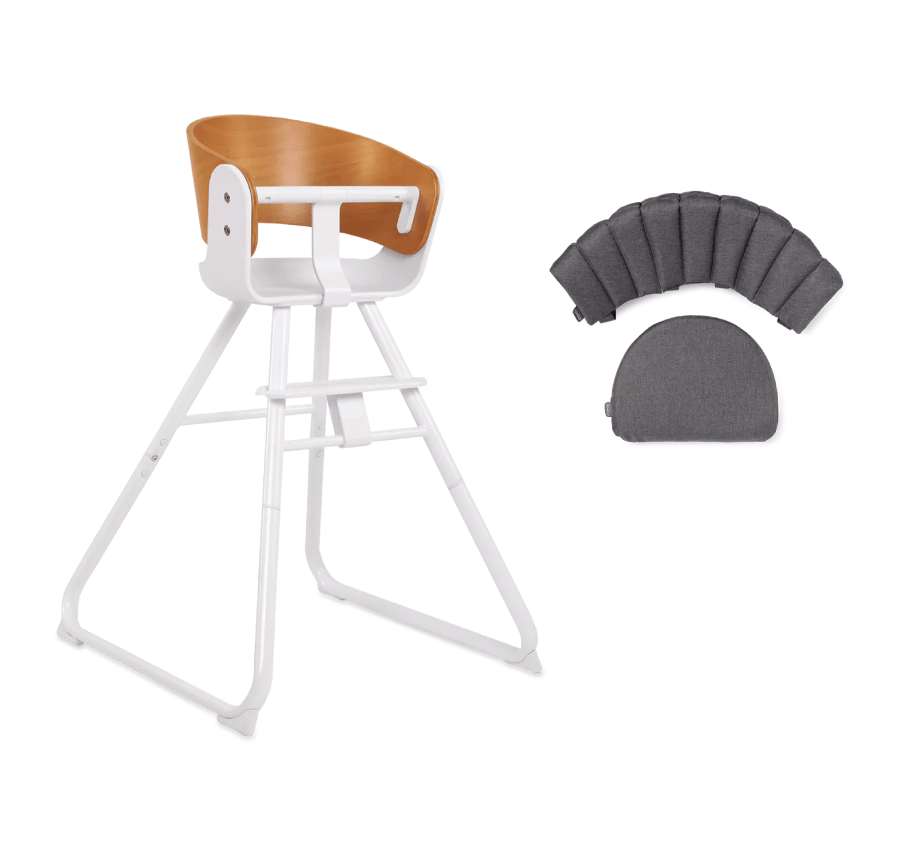 iCandy MiChair convertible highchair in White/Flint (British brand)
