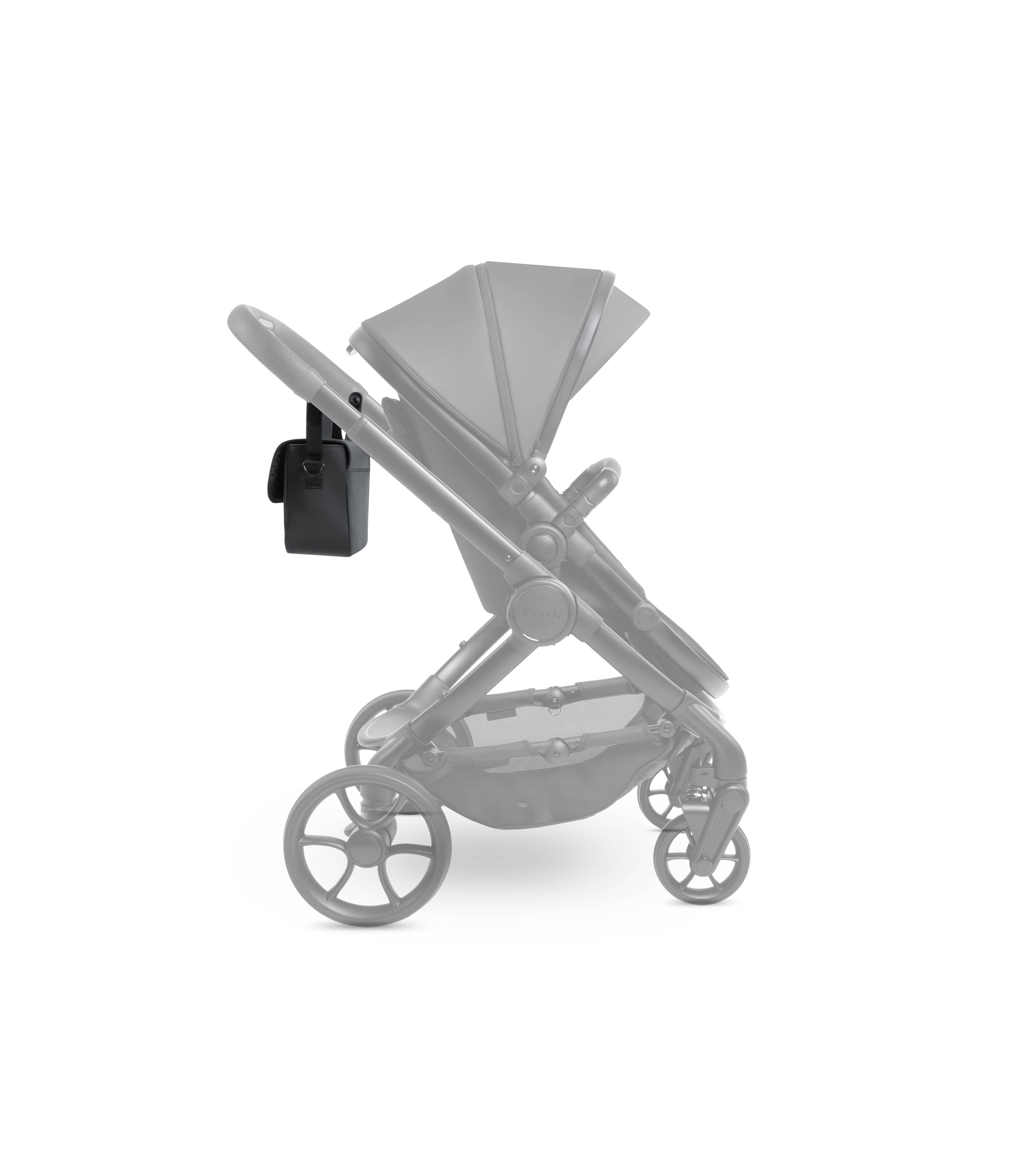 iCandy pushchair organiser in polyester with shoulder strap (British brand)