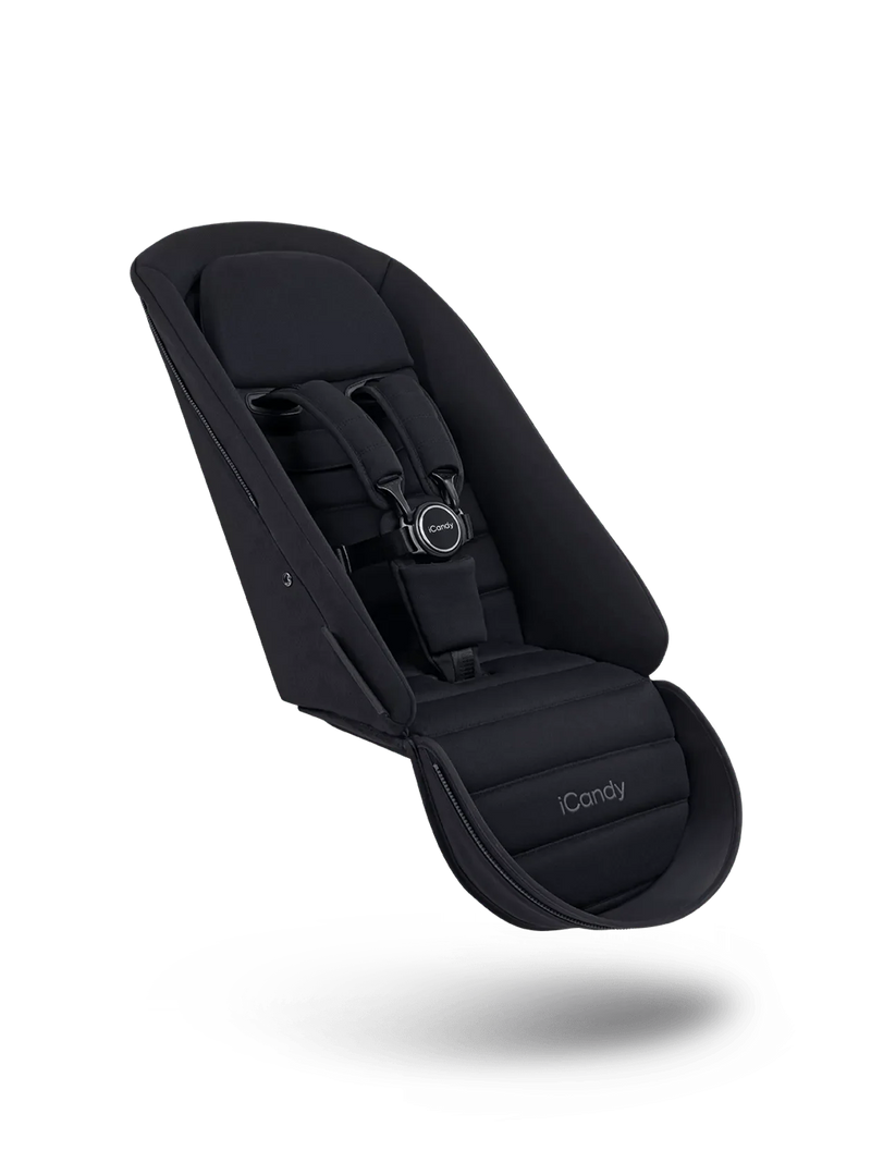 iCandy Peach 7 second seat fabric Black Edition - British product