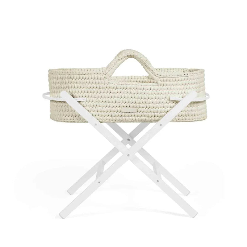 Ickle Bubba Nova Moses Basket Stand, Cloud White, imported from the UK