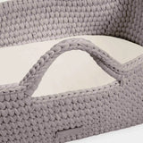 Ickle Bubba Nova moses basket and stand in Tawny/White, UK version