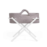 Ickle Bubba Nova moses basket and stand in Tawny/White, UK version
