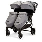 Ickle Bubba Venus Max Double Stroller Black / Space Grey / Black