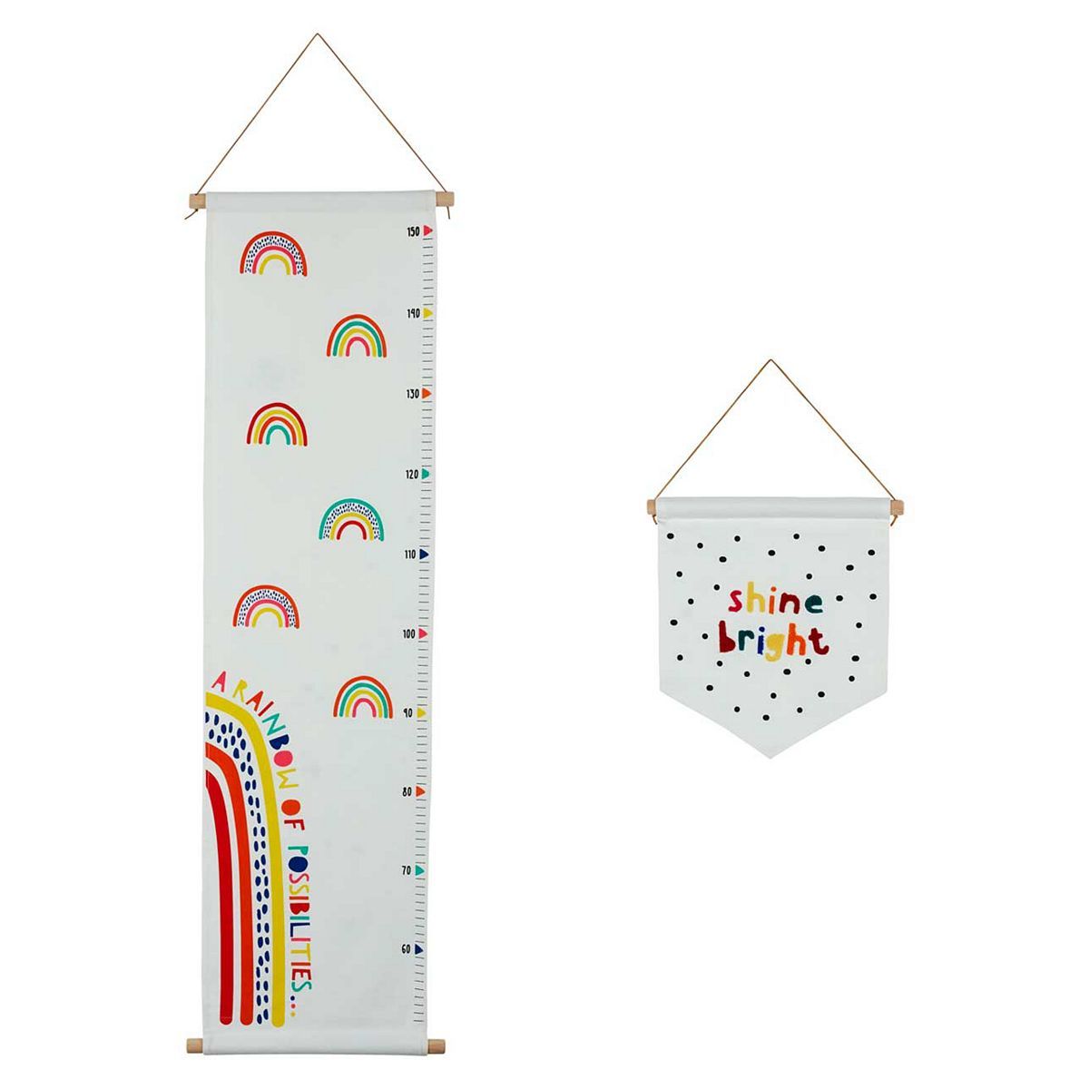 Ickle Bubba Wall Art Set Rainbow Dream