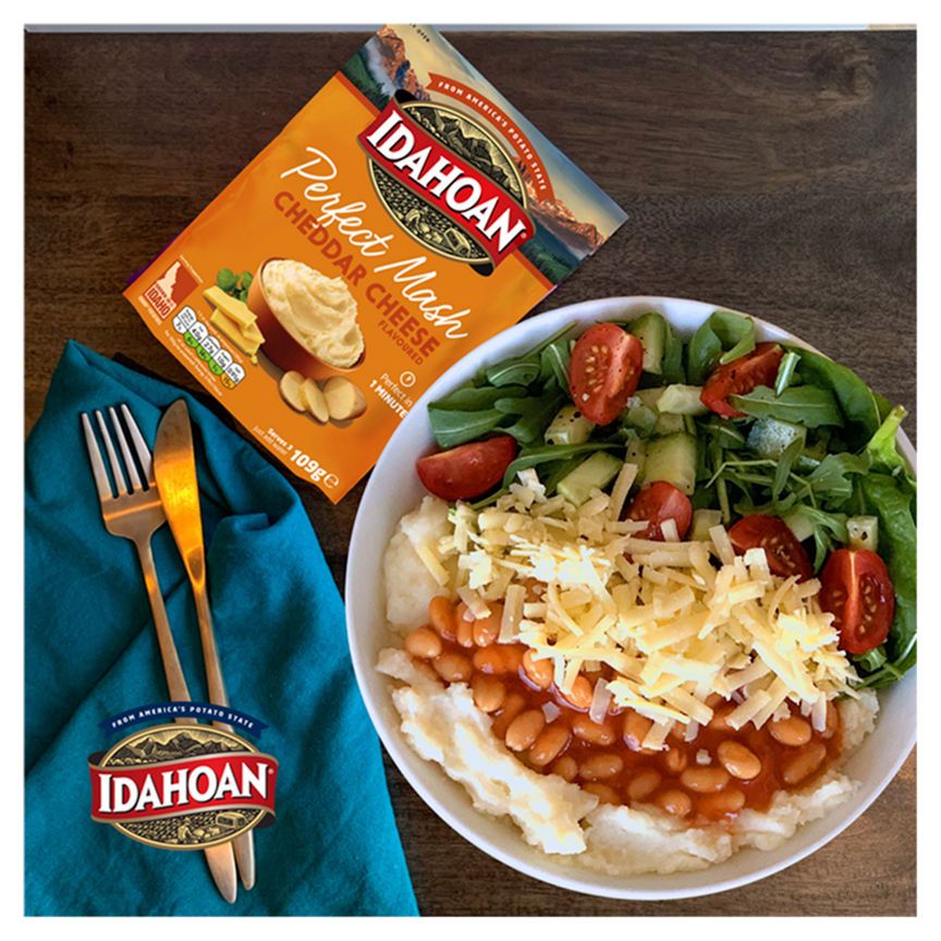 Idahoan Perfect Mash Cheddar Cheese Flavoured