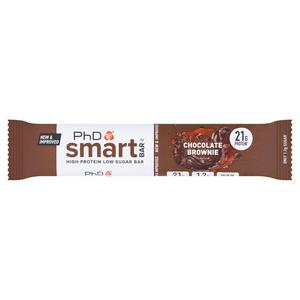 PhD chocolate brownie smart bar 64g protein (British brand)
