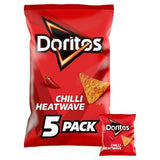 Doritos Chilli Heatwave Tortilla Chips Multipack 5x30g - British product
