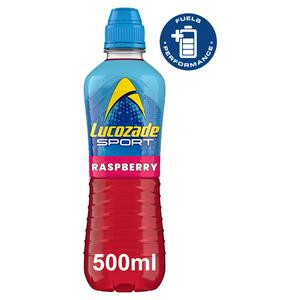 Lucozade Sport Raspberry Flavour Isotonic Drink 500ml, UK version