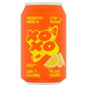 XOXO Sparkling Orange Soft Drink 330ml (British brand)