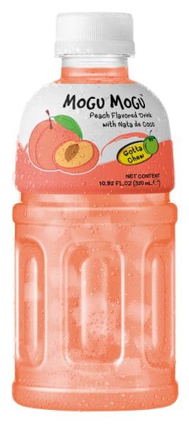 Mogu Mogu Peach Flavoured Drink with Nata De Coco