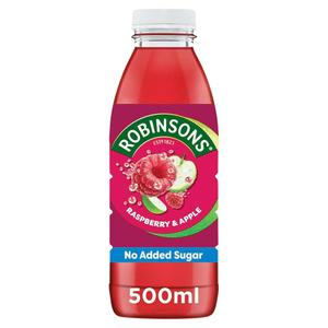 Sainsburys Robinsons Raspberry Apple Juice Drink Ready to Drink 500ml- Buy online at McGrocer