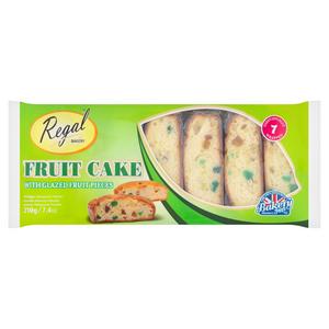 Regal Bakery Fruit Cake Slices Glazed 210g, imported from the UK