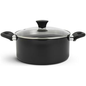 Habitat aluminium stockpot black 24cm, UK version