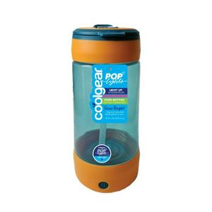 Cool Gear orange LED water bottle 450ml - British product