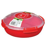 Sistema Round Plate microwave container 233x210x80mm made in New Zealand