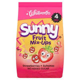 Whitworths Sunny Fruit Mix-Ups Strawberries Sultanas 4x18g pack (British brand)