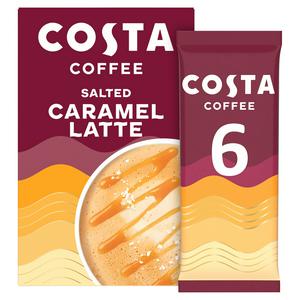 Costa Coffee Salted Caramel Latte sachets drinks - British product