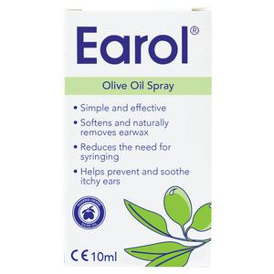 Earol Pharmaceutical Olive Oil Ear Spray 10ml bottle - British product