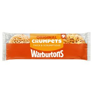 Warburtons Crumpets x9