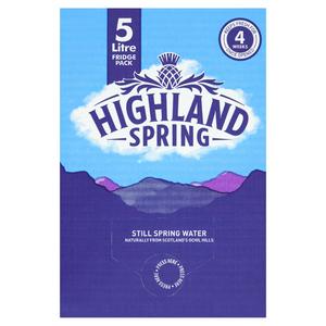 Highland Spring still water 5L, imported from the UK