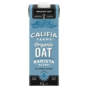 Califia Farms Organic Oat Barista Blend 1L - British product