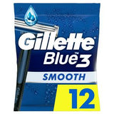 Gillette Blue3 Disposable Razor x12 Pack, UK version