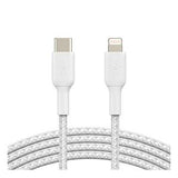 Belkin Braided USB-C to Lightning Cable White 1M - British product