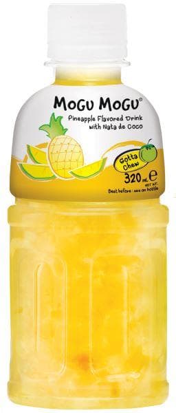 Mogu Mogu Pineapple Flavored Drink with Nata De Coco (Case of 24)