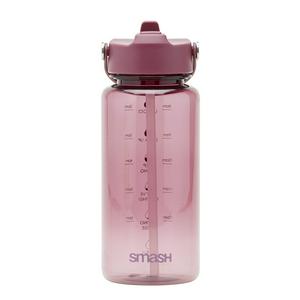 Botella de agua Smash color burdeos con rastreador, 800 ml (marca británica)