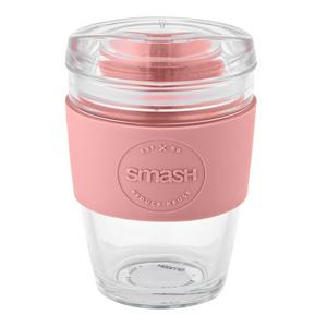 Smash Glass Coffee Cup Pink Travel Mug