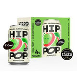 Hip Pop Apple & Elderflower Kombucha 4x330ml, UK version
