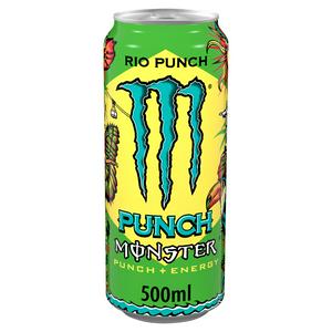 Monster Energy Rio Punch 500ml Energy Drink, imported from the UK