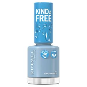 Rimmel London Nail Polish Tidal Wave Blue 8ml, imported from the UK