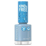Rimmel London Nail Polish Tidal Wave Blue 8ml, imported from the UK