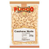 Fudco Premium Quality Cashew Nuts 250g Bag - British product
