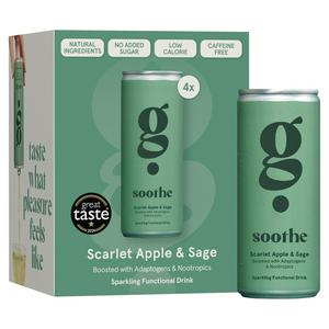 G Spot Soothe Apple Sage Functional Drink 4 x 250ml, UK version
