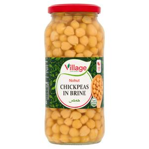 Village Quality Products Chickpeas in Brine 540g (British brand)