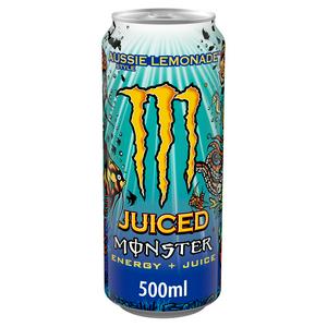 Sainsburys Monster Energy Aussie Style Lemonade Energy Drink 500ml- Buy online at McGrocer