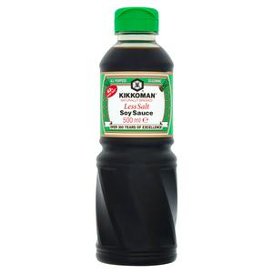 Kikkoman Less Salt soy sauce 500ml, UK version