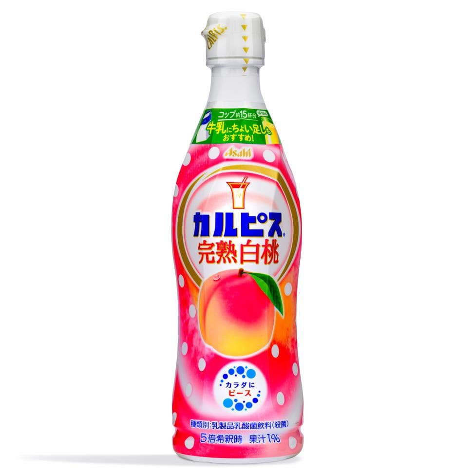 Asahi Calpis White Peach Flavour Concentrated Yogurt Drink