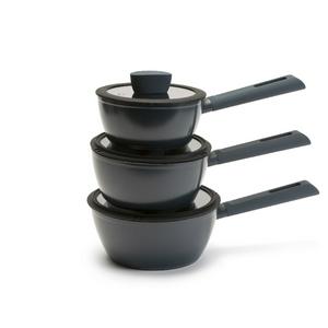 Habitat 3 Piece Saucepan Set 16-20cm, UK version